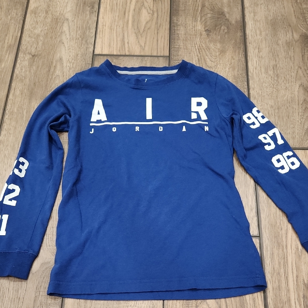 Jordan Kids Air Blue Long Sleeve Tee